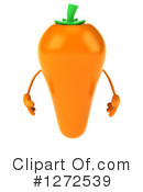 Carrot Character Clipart #1272539 by Julos