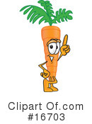 Carrot Character Clipart #16703 by Toons4Biz