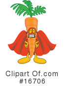 Carrot Character Clipart #16706 by Toons4Biz