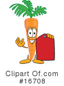 Carrot Character Clipart #16708 by Toons4Biz