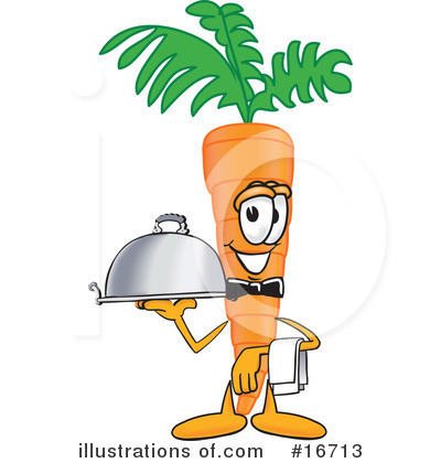 Carrot Character Clipart #16713 by Toons4Biz