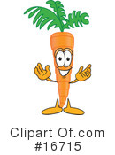Carrot Character Clipart #16715 by Mascot Junction