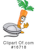 Carrot Character Clipart #16718 by Mascot Junction