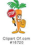 Carrot Character Clipart #16720 by Toons4Biz