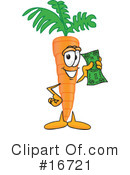 Carrot Character Clipart #16721 by Toons4Biz
