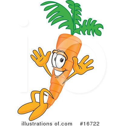 Carrot Character Clipart #16722 by Toons4Biz