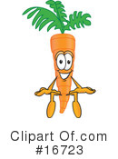 Carrot Character Clipart #16723 by Mascot Junction