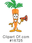 Carrot Character Clipart #16725 by Toons4Biz