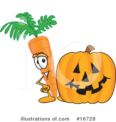 Carrot Character Clipart #16728 by Mascot Junction
