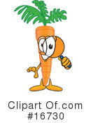 Carrot Character Clipart #16730 by Toons4Biz