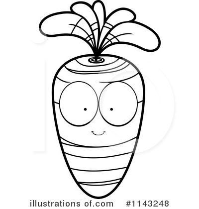 Royalty-Free (RF) Carrot Clipart Illustration by Cory Thoman - Stock Sample #1143248