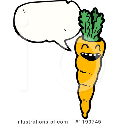 Royalty-Free (RF) Carrot Clipart Illustration by lineartestpilot - Stock Sample #1199745