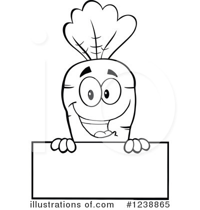 Carrot Clipart #1238865 by Hit Toon