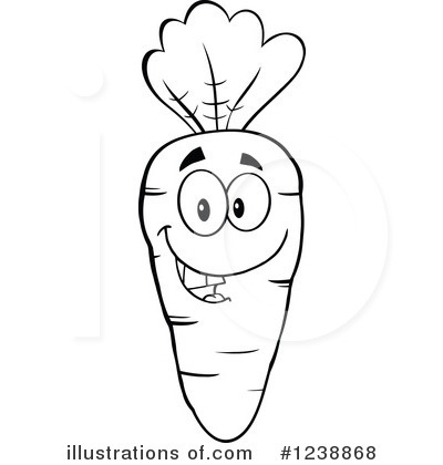 Carrot Clipart #1238868 by Hit Toon