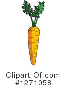 Carrot Clipart #1271058 by Vector Tradition SM