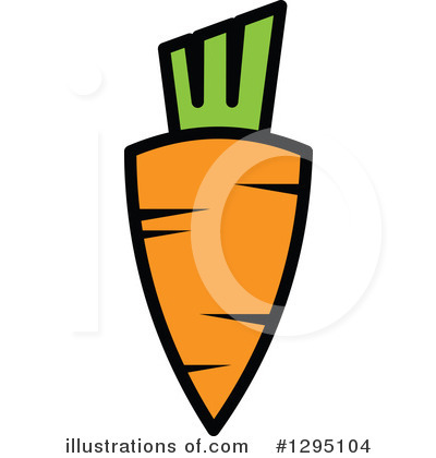 Royalty-Free (RF) Carrot Clipart Illustration by Vector Tradition SM - Stock Sample #1295104