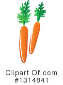Carrot Clipart #1314841 by Vector Tradition SM