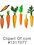 Carrot Clipart #1317377 by Vector Tradition SM