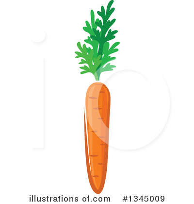 Royalty-Free (RF) Carrot Clipart Illustration by Vector Tradition SM - Stock Sample #1345009