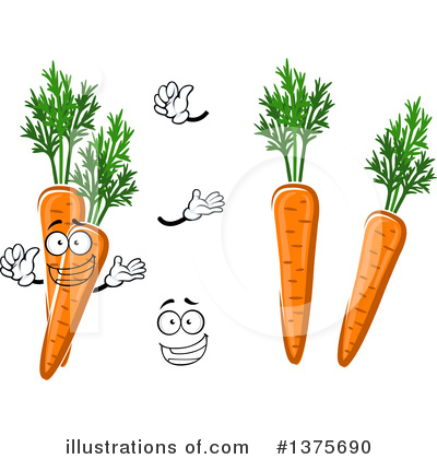 Royalty-Free (RF) Carrot Clipart Illustration by Vector Tradition SM - Stock Sample #1375690