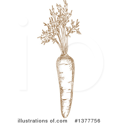 Royalty-Free (RF) Carrot Clipart Illustration by Vector Tradition SM - Stock Sample #1377756