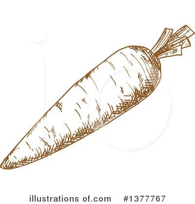 Royalty-Free (RF) Carrot Clipart Illustration by Vector Tradition SM - Stock Sample #1377767