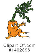 Carrot Clipart #1402896 by dero