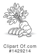 Carrot Clipart #1429214 by Lal Perera