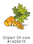 Carrot Clipart #1429215 by Lal Perera