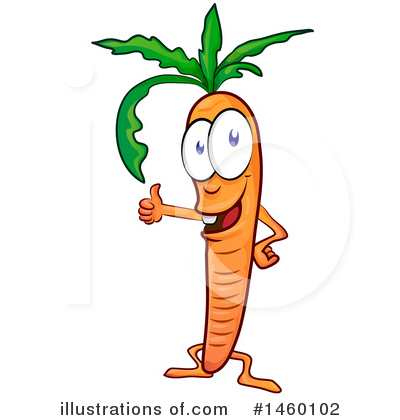 Royalty-Free (RF) Carrot Clipart Illustration by Domenico Condello - Stock Sample #1460102