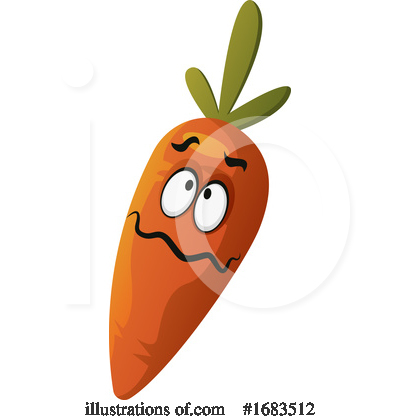Royalty-Free (RF) Carrot Clipart Illustration by Morphart Creations - Stock Sample #1683512