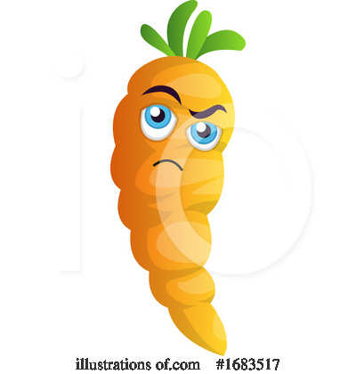 Royalty-Free (RF) Carrot Clipart Illustration by Morphart Creations - Stock Sample #1683517