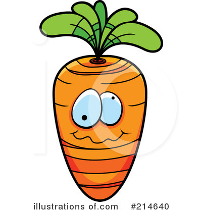 Royalty-Free (RF) Carrot Clipart Illustration by Cory Thoman - Stock Sample #214640