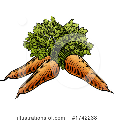 Royalty-Free (RF) Carrots Clipart Illustration by AtStockIllustration - Stock Sample #1742238