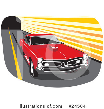 Royalty-Free (RF) Cars Clipart Illustration by David Rey - Stock Sample #24504