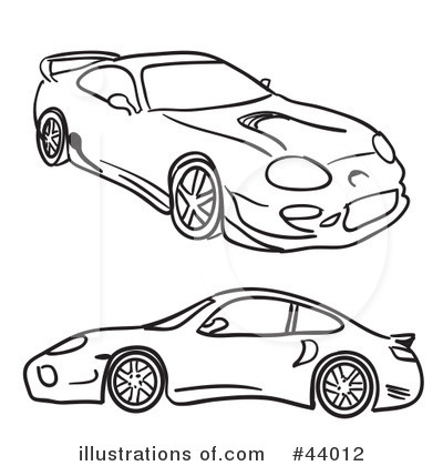 Royalty-Free (RF) Cars Clipart Illustration by Arena Creative - Stock Sample #44012