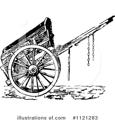 Royalty-Free (RF) Cart Clipart Illustration by Prawny Vintage - Stock Sample #1121283