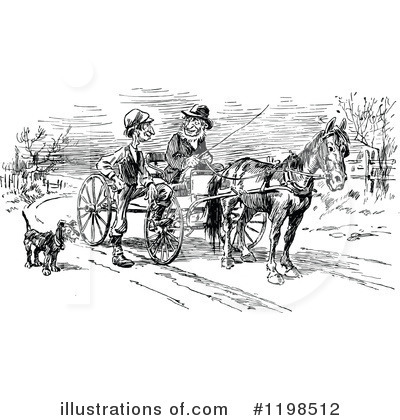 Royalty-Free (RF) Cart Clipart Illustration by Prawny Vintage - Stock Sample #1198512