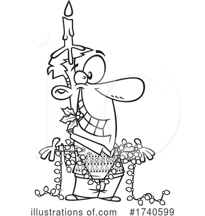 Royalty-Free (RF) Cartoon Clipart Illustration by toonaday - Stock Sample #1740599