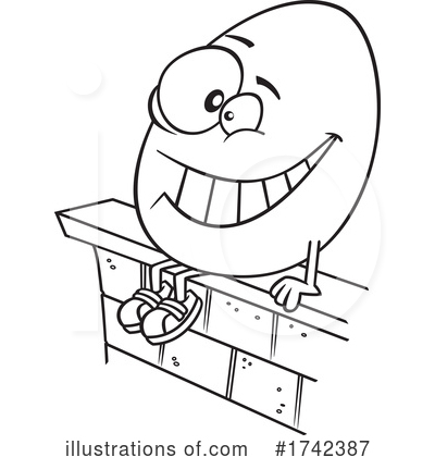Humpty Dumpty Clipart #1742387 by toonaday