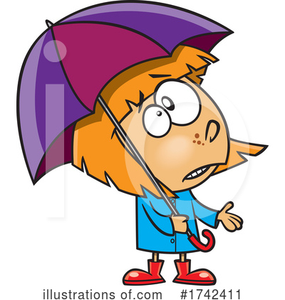 Umbrella Clipart #1742411 by toonaday