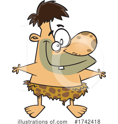 Caveman Clipart #1742418 by toonaday