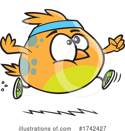 Jogging Clipart #1742427 by toonaday
