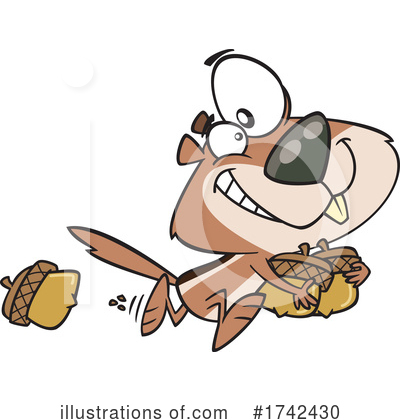 Chipmunk Clipart #1742430 by toonaday