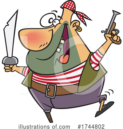 Pirate Clipart #1744802 by toonaday