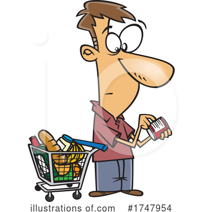 Shopping Clipart #1747954 by toonaday