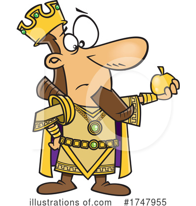 King Clipart #1747955 by toonaday