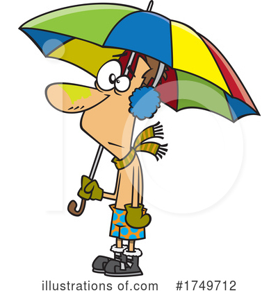 Umbrella Clipart #1749712 by toonaday