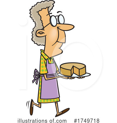 Old Woman Clipart #1749718 by toonaday