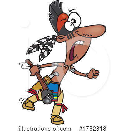Native American Clipart #1752318 by toonaday